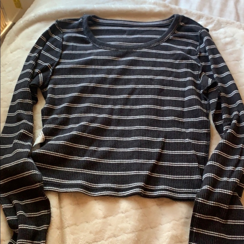 Long sleeve striped shirt
